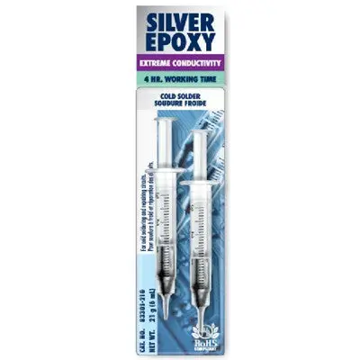 Silver Conductive Epoxy - Slow Cure / High Conductivity - 21G (8330S-21G) 1