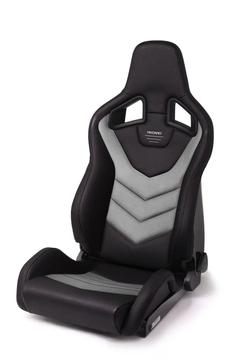 Recaro Sportster Gt Driver Seat - Black Vinyl/Cloud Grey Suede 1