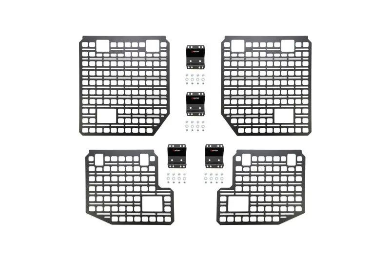 Builtright Industries 09-14 Ford F-150 / Raptor Full Bedside Rack - 4Pc Set 1