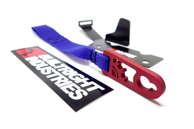 Builtright Industries 09-20 Ford F-150/Raptor (09-14 Supercrew Only) Rear Seat Release - Blue Strap 1