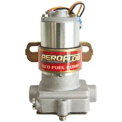 Aeroflow Electric "Red" Fuel Pump 97Gph @ 7Psi, 3/8" Npt Inlet/Outlet (Regulator Not Included) 1