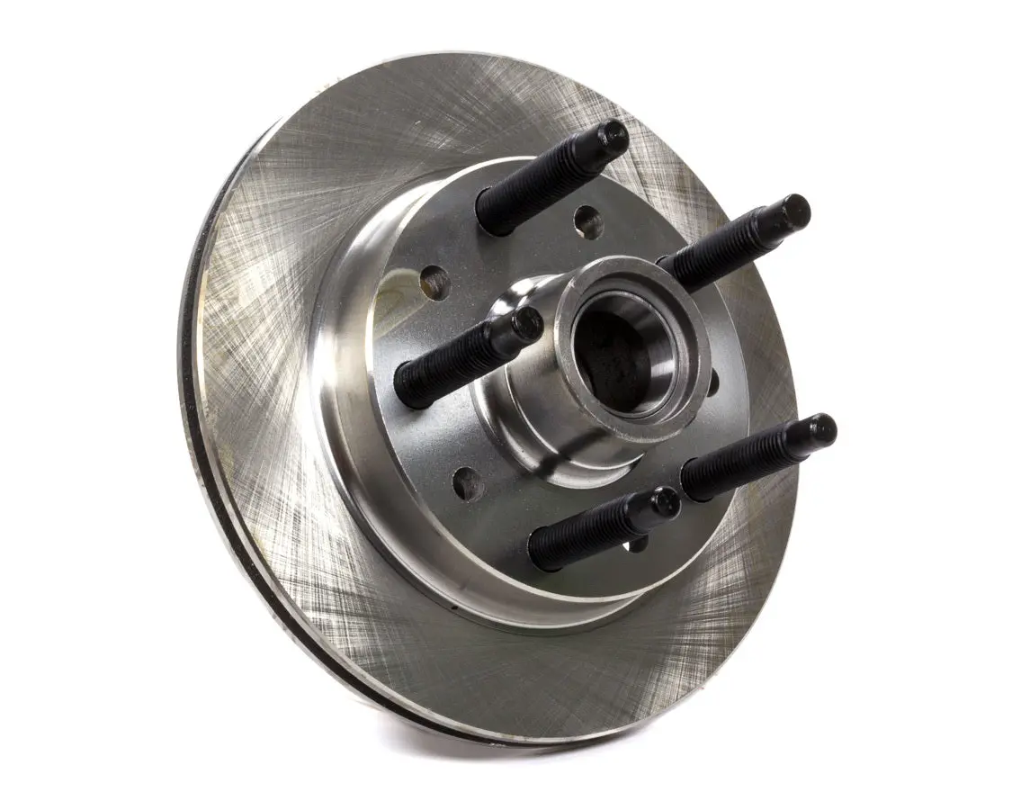 Afco Hybrid Hub Brake Rotor - Straight Vane - 10.13 In Od - 0.813 In Thick - 5 X 5.000 In Bolt Pattern - Long Stud 1