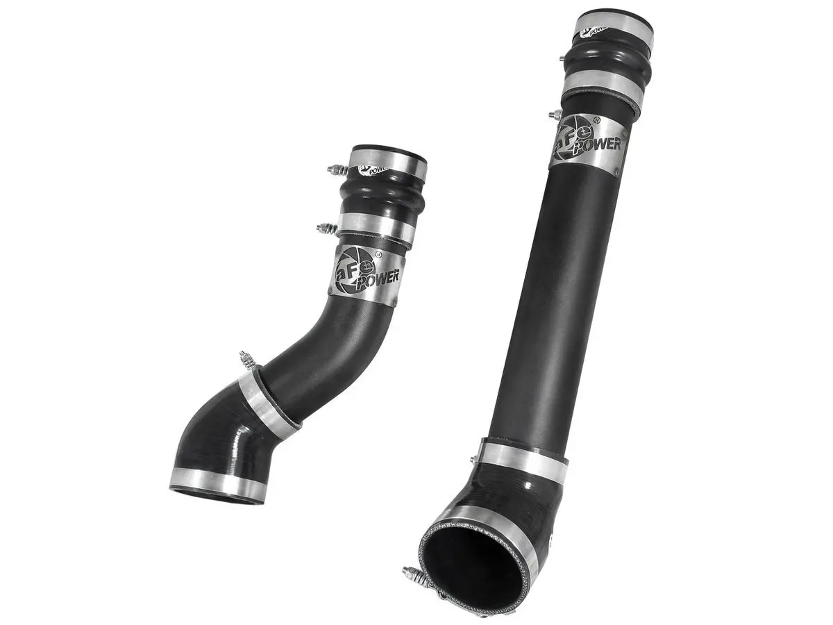 Afe Power Bladerunner Aluminum Intercooler Pipe - Black - Turbocharger To Intercooler - Dodge Cummins 1994-2002 1