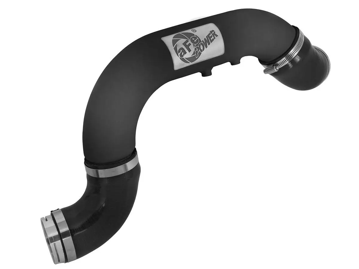 Afe Power Bladerunner Aluminum Intercooler Pipe - Black - Turbocharger To Intercooler - Duramax 4-Cylinder - Gm Midsize Truck 2016-20 1