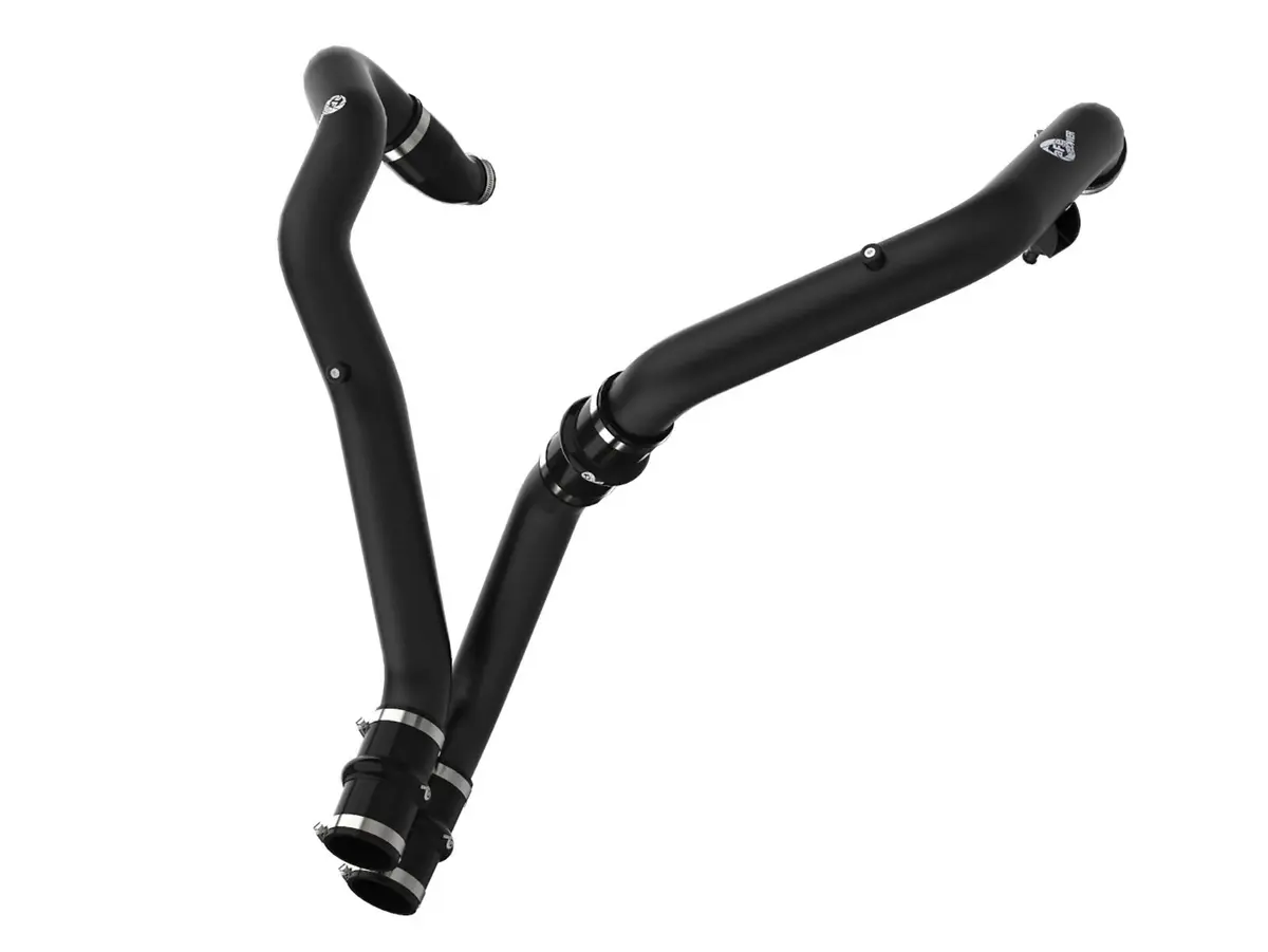 Afe Power Bladerunner Aluminum Intercooler Pipe - Black - Turbocharger To Intercooler - Ford Ecoboost V6 - Ford Fullsize Truck 2017-20 1