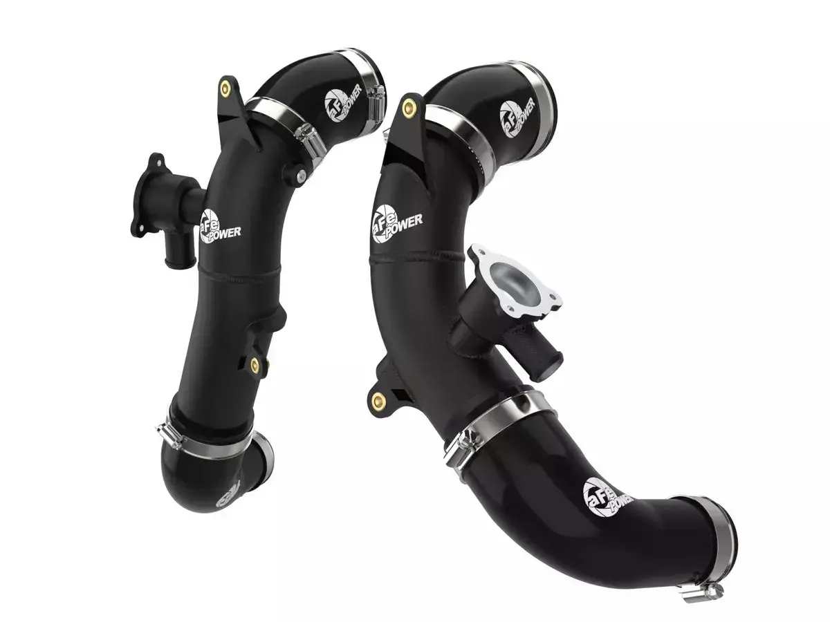 Afe Power Bladerunner Aluminum Intercooler Pipe - Black - Turbocharger To Intercooler - Toyota V6 - Toyota Fullsize Truck 2022-25 1