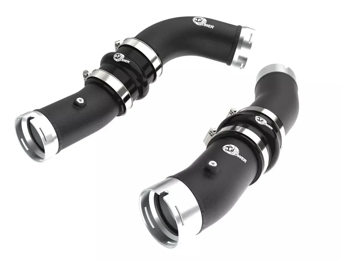 Afe Power Bladerunner Aluminum Intercooler Pipe - Black - Turbocharger To Intercooler - Toyota 4-Cylinder - Toyota Midsize Truck 2022-25 1