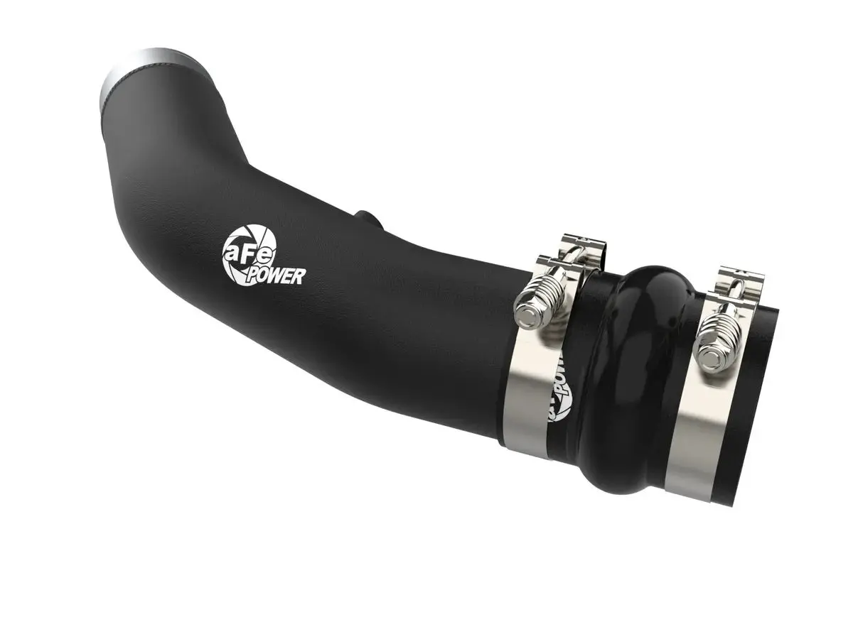 Afe Power Bladerunner Aluminum Intercooler Pipe - Black - Intercooler Hot Side - Ford Powerstroke - Ford Fullsize Truck 2023-24 1
