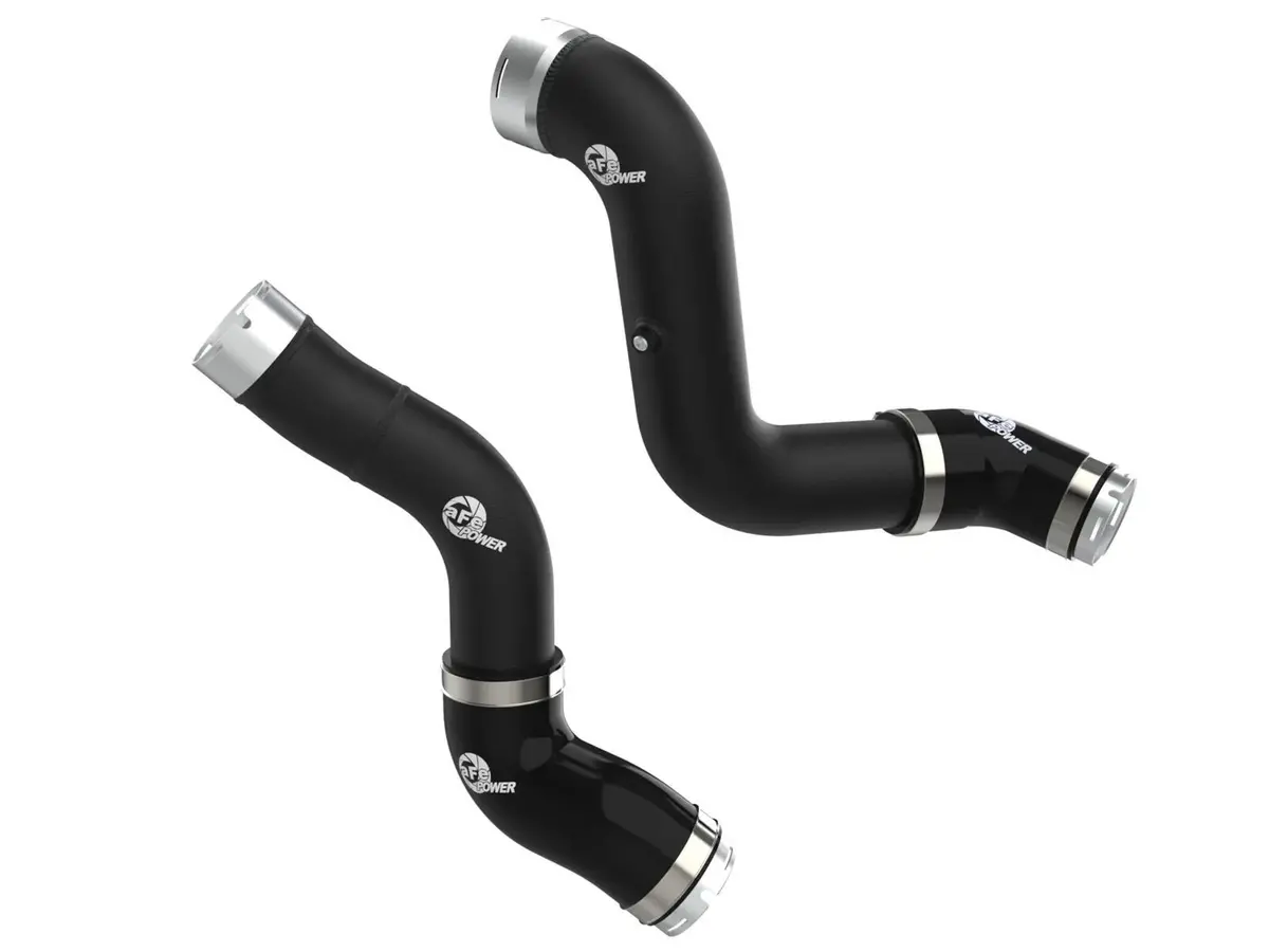 Afe Power Bladerunner Aluminum Intercooler Pipe - Black - Turbocharger To Intercooler - Gm Turbomax - Gm Midsize Truck 2023-25 1