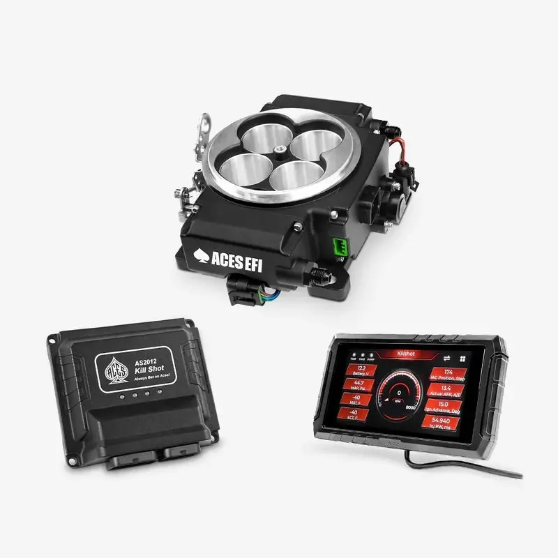 Aces Fuel Injection Killshot Ii 4-Bbl Efi Fuel Injection - Black Ceramic Coating 1