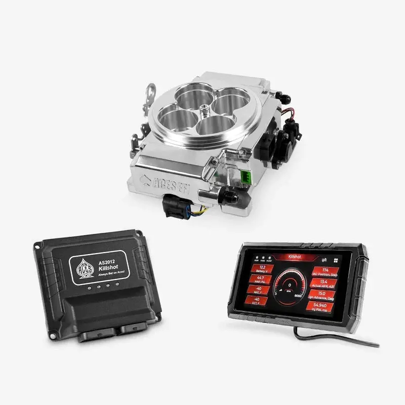 Aces Fuel Injection Killshot Ii 4-Bbl Efi Fuel Injection - Polished 1