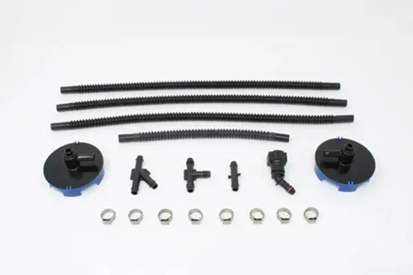 Aeromotive Corner Fuel Pickup - 5/16 In Outlet - Black / Blue 1
