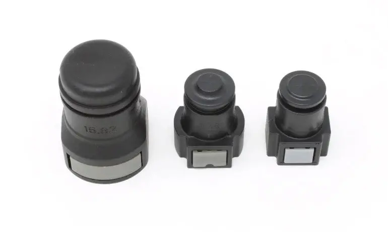 Aeromotive Blanking Cap - 5/8 In / 3/8 In / 5/16 In - Black - Lt-Series Fuel Pump Module Hats 1