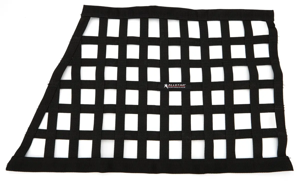 Allstar Performance 18 X 29 X 22 In Window Net - Trapezoid - 1 In Webbing - Black 1
