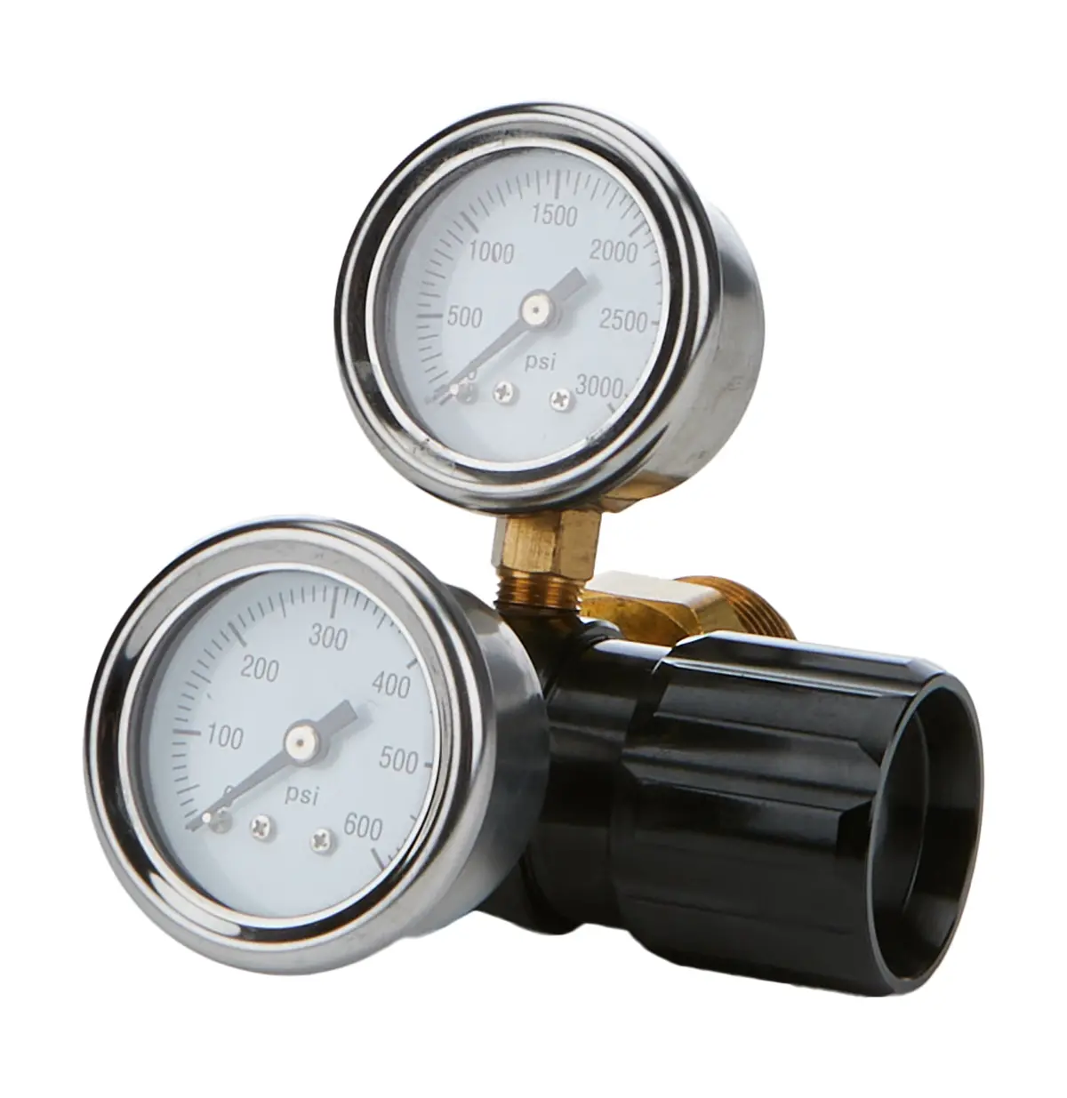 Allstar Performance High Pressure Nitrogen Regulator - 0-600 Psi Adjustable - 1/8 In Npt Outlet - Brass 1