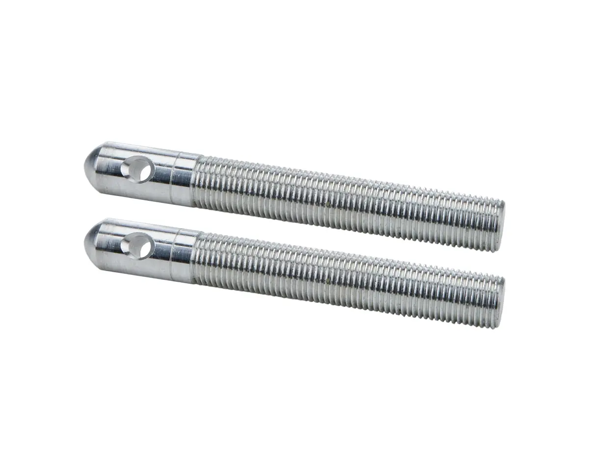 Allstar Performance Aluminum Hood Pin - 0.5 In Od X 4 In Long (Pair) 1