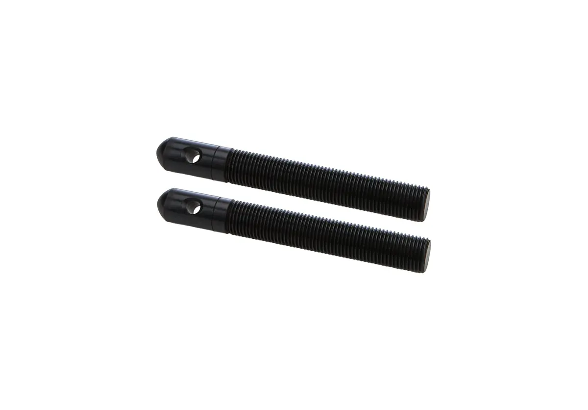 Allstar Performance Aluminum Hood Pin - 0.5 In Od X 4 In Long - Black (Pair) 1