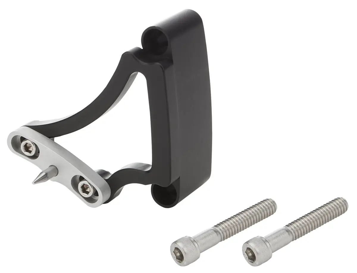 Allstar Performance Adjustable Timing Pointer - Black - 6-1/8 In Od Balancer - Small Block Chevy 1