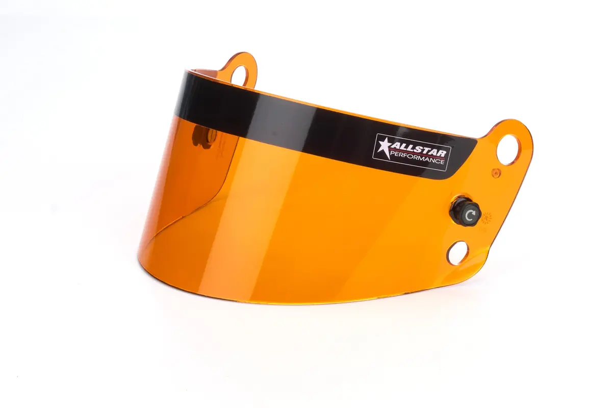 Allstar Performance Helmet Anti-Fog Shield - Amber 1