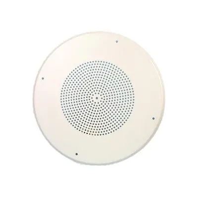 Pa/Ceiling - 8" Round Ceiling Grill, White Metal, 8 Ohms (Ar-05) 1