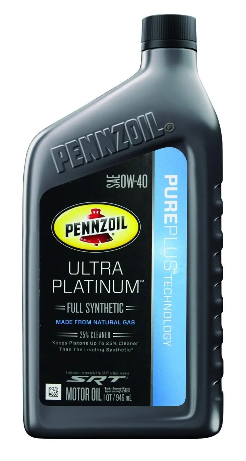 Pennzoil Ultra Platinum 0W40 Synthetic Motor Oil - 1 Qt. Bottle 1