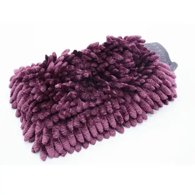 Atp Microfiber Cleaning Mitt - 10 X 8 In - Purple 1