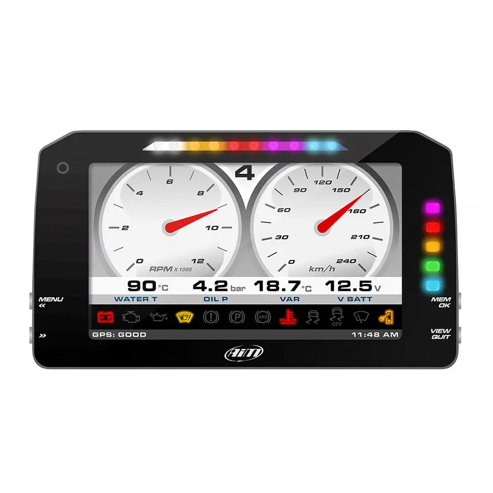 Aim Sports Mxp Midsize Color Tft Dash And Data Logger 1