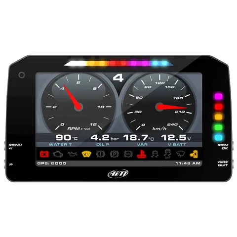 Aim Mxp Strada ( No Logging) With Icons 6" Dash 1