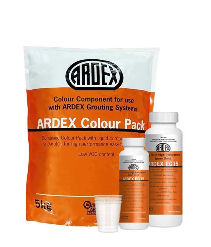 Ardex Eg15 Three-Part Epoxy Grout Set 1