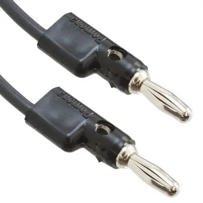 Stacking Banana Plug Patch Cable - 3Ft, Black (B-36-0) 1