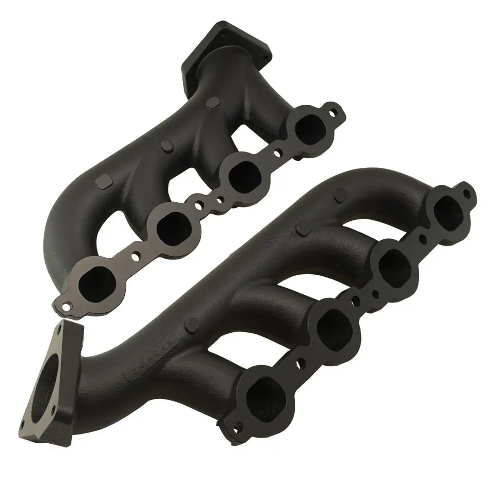 Bd Diesel Exhaust Manifold - Black Ceramic Coated - Gm Ls-Series - Gm Fullsize Truck 2002-13 (Pair) 1
