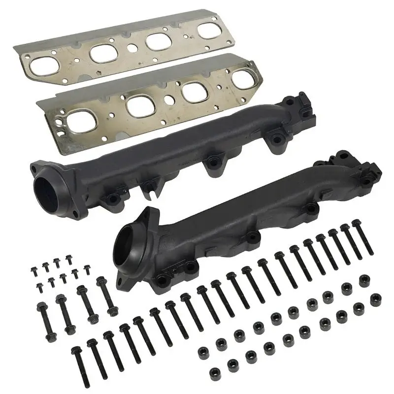 Bd Diesel Exhaust Manifold - Black Ceramic Coated - Mopar Gen Iii Hemi - Ram Fullsize Truck 2019-24 (Pair) 1