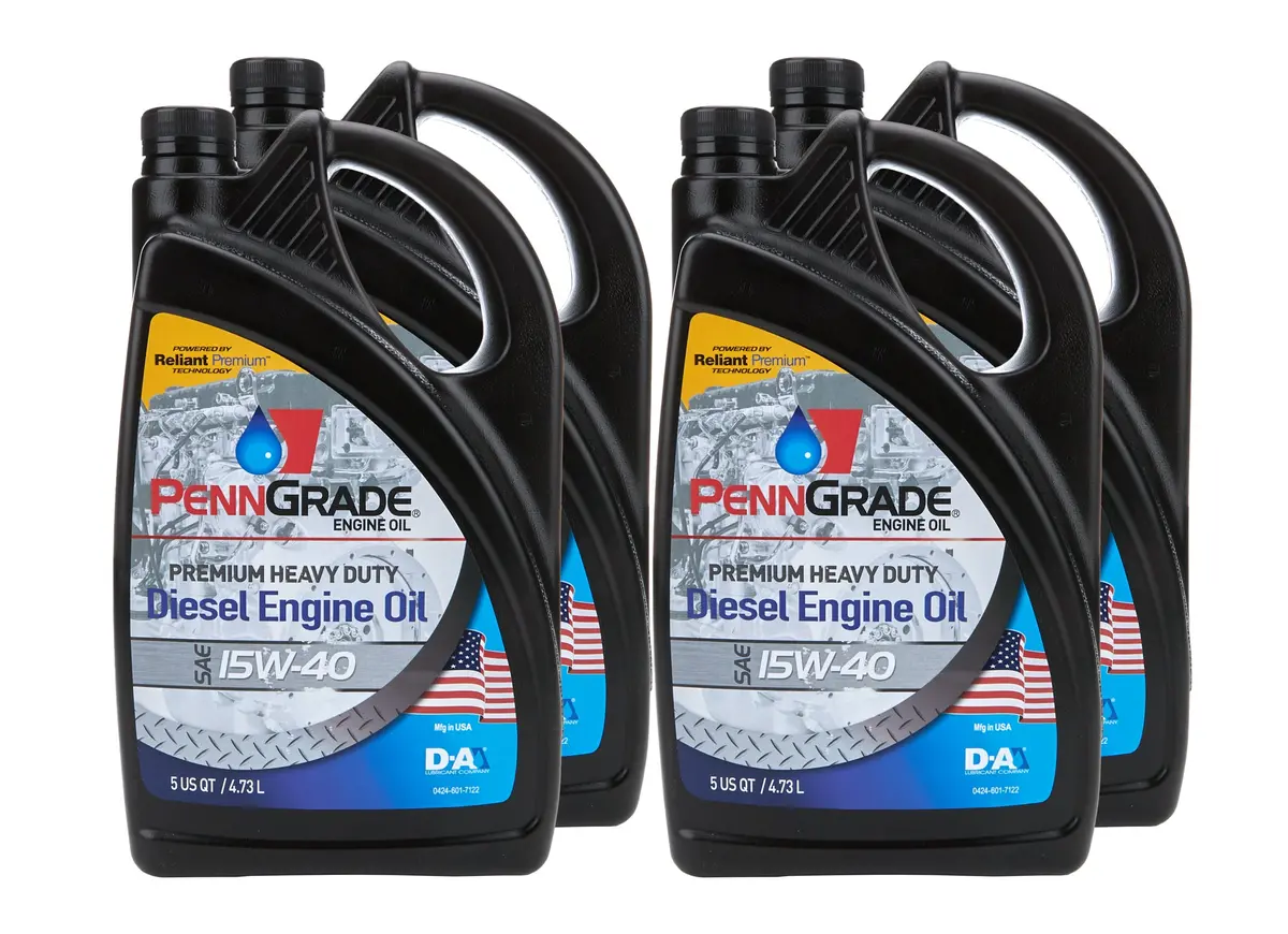 Penngrade Premium Heavy Duty Diesel 15W40 Semi-Synthetic Motor Oil - 5 Qt. Jug (Case Of 4) 1