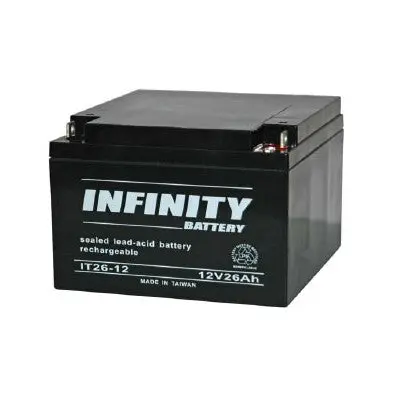 12 Volt - 26Ah Rechargeable Sla Battery (Bt-12V26) 1