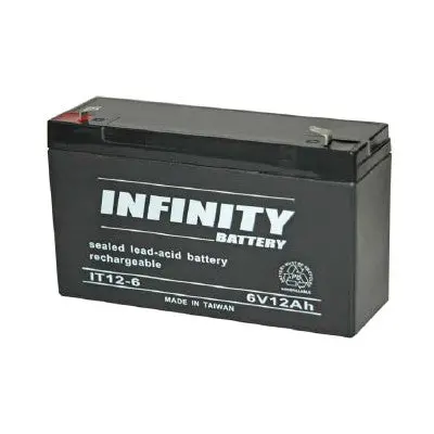 6 Volt - 12Ah Rechargeable Sla Battery (Bt-6V12) 1