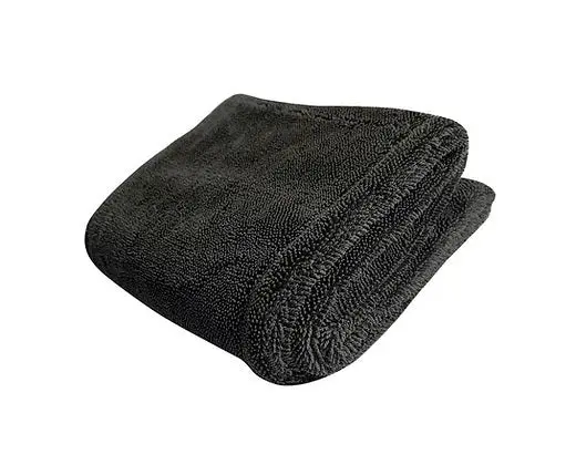 California Car Duster Microfiber Drying Towel - 30 X 20 In - Black 1