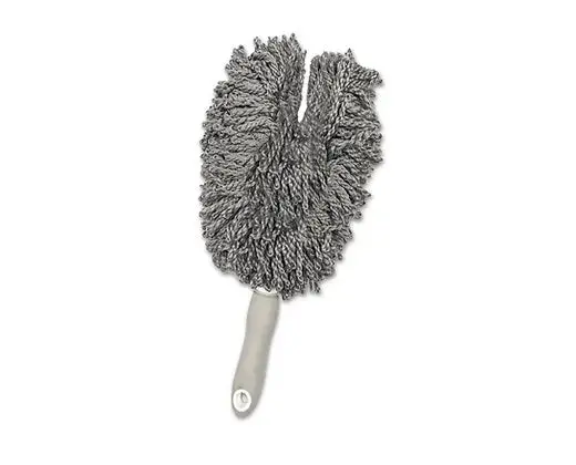 California Car Duster Wheel Duster - 17 In Handle - 9 In X 3 In Duster Forks - Gray 1