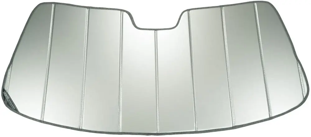 Covercraft Uvs100 Windshield Shade - Silver / Black - Toyota Midsize Truck 2018-23 1