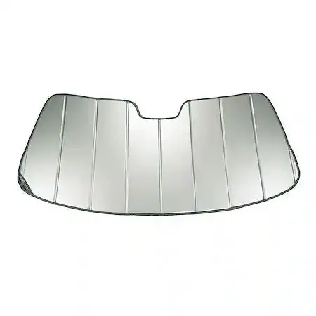 Covercraft Uvs100 Windshield Shade - Silver / Black - Tesla Y 2020-24 1