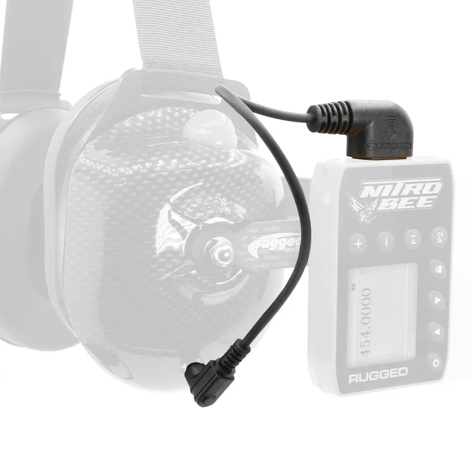 Headset To Scanner (Nitro Bee Xtreme Receiver) Straight Cord - Short 1