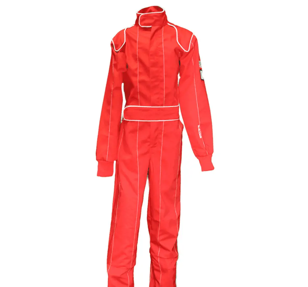 Crow Junior Legacy Racing Suit - Red 1