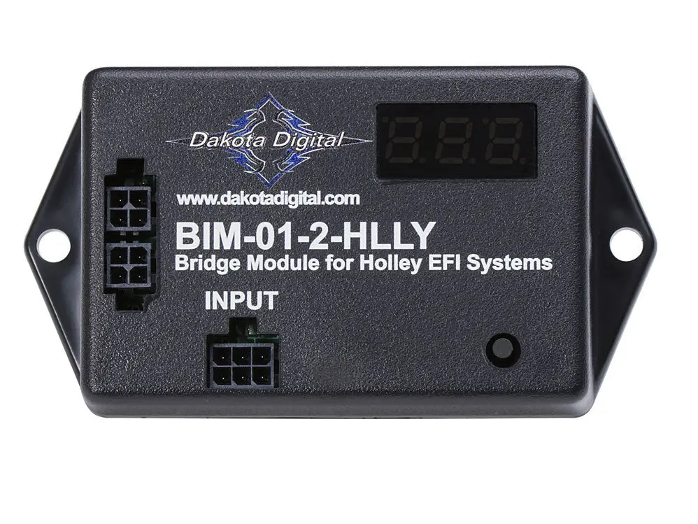 Dakota Digital Gauge Interface - Tachometer / Temperature / Air/Fuel Ratio / Map - Holley Efi - Black 1
