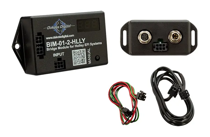 Dakota Digital Gauge Interface - Tachometer / Temperature / Air/Fuel Ratio / Map - Holley Sniper 2 Efi - Black 1