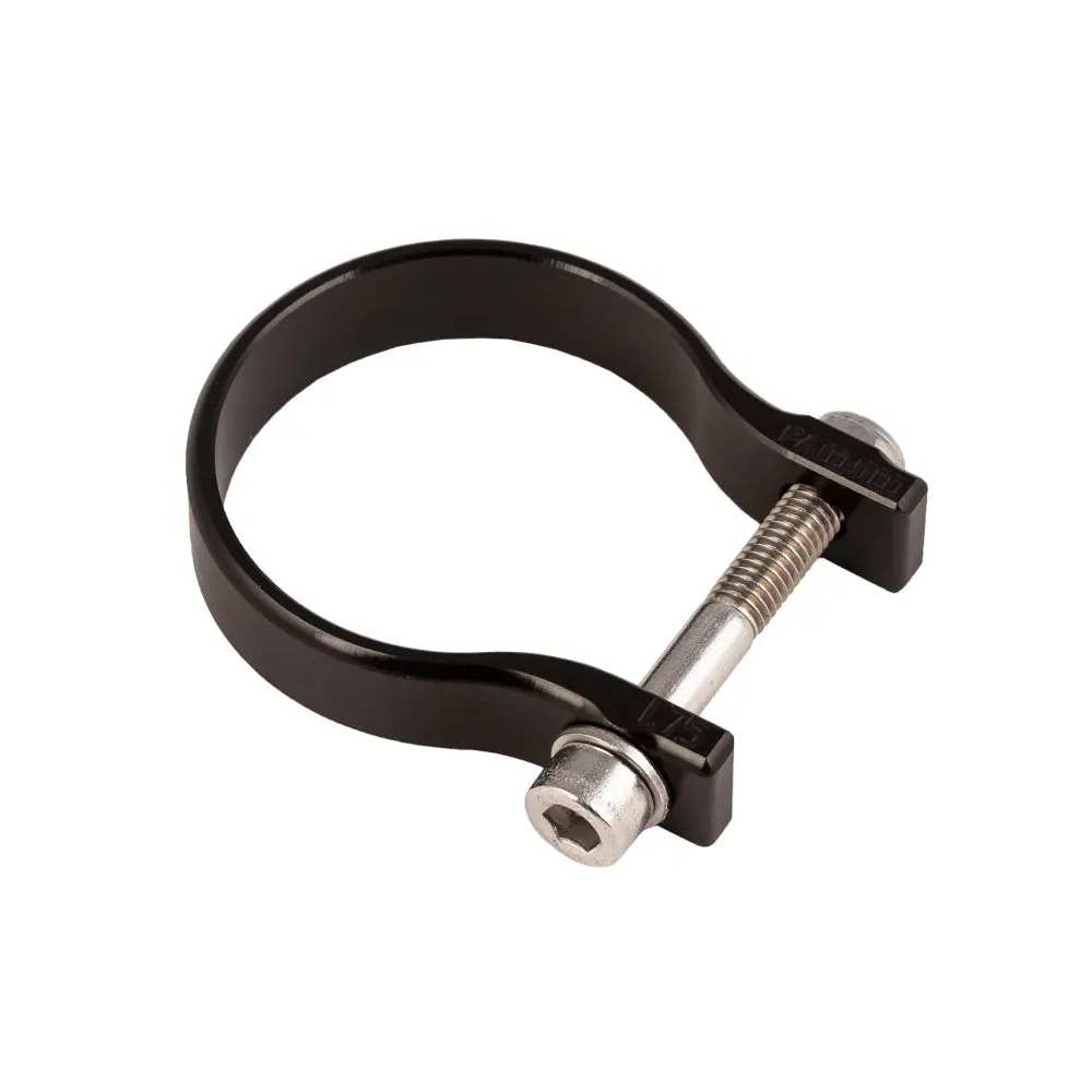 Drag Race Solutions Motor Mount Saddle Clamps - Clamp-On - 1-3/8 In Tube - Black 1