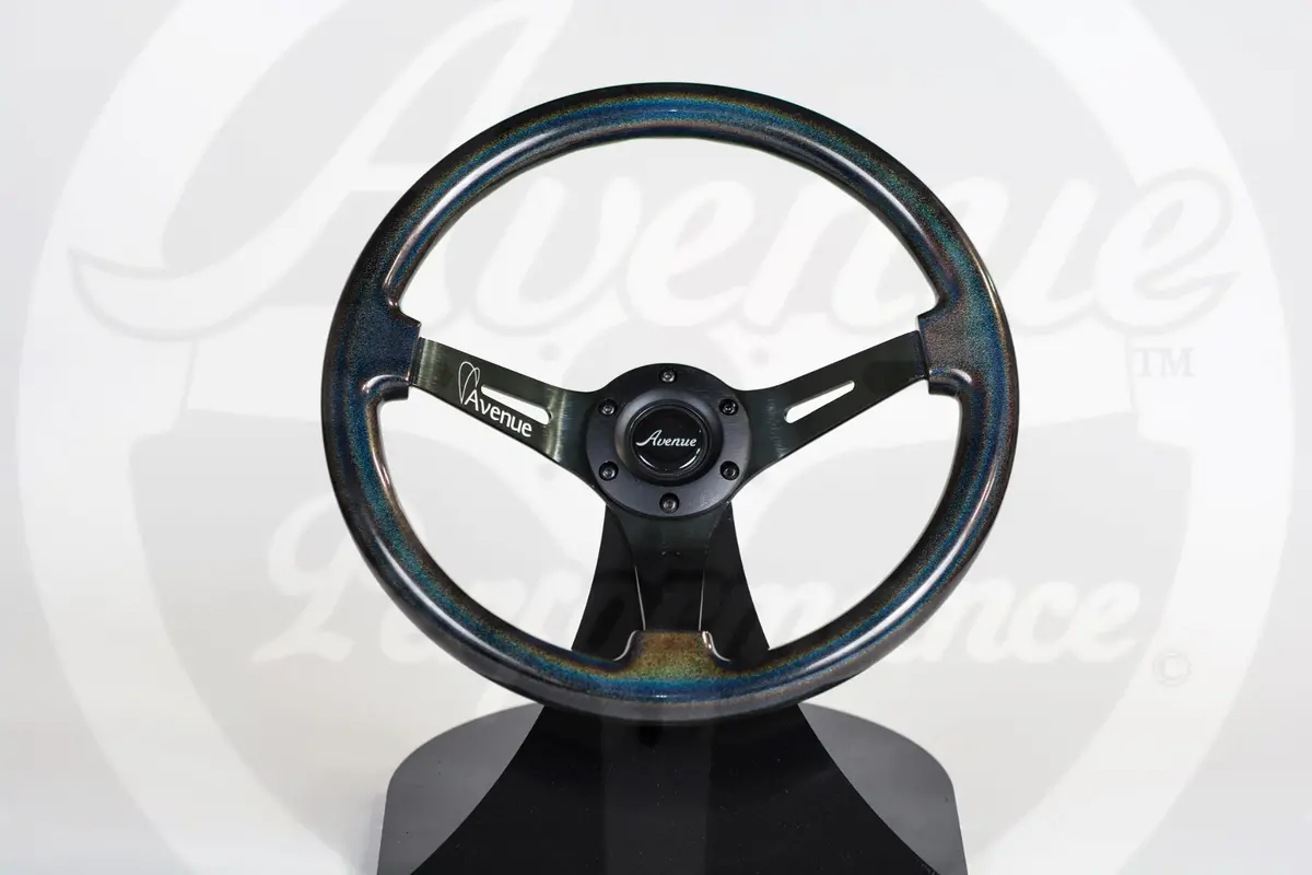 Avenue Stardust/ Black Spokes Steering Wheel 1