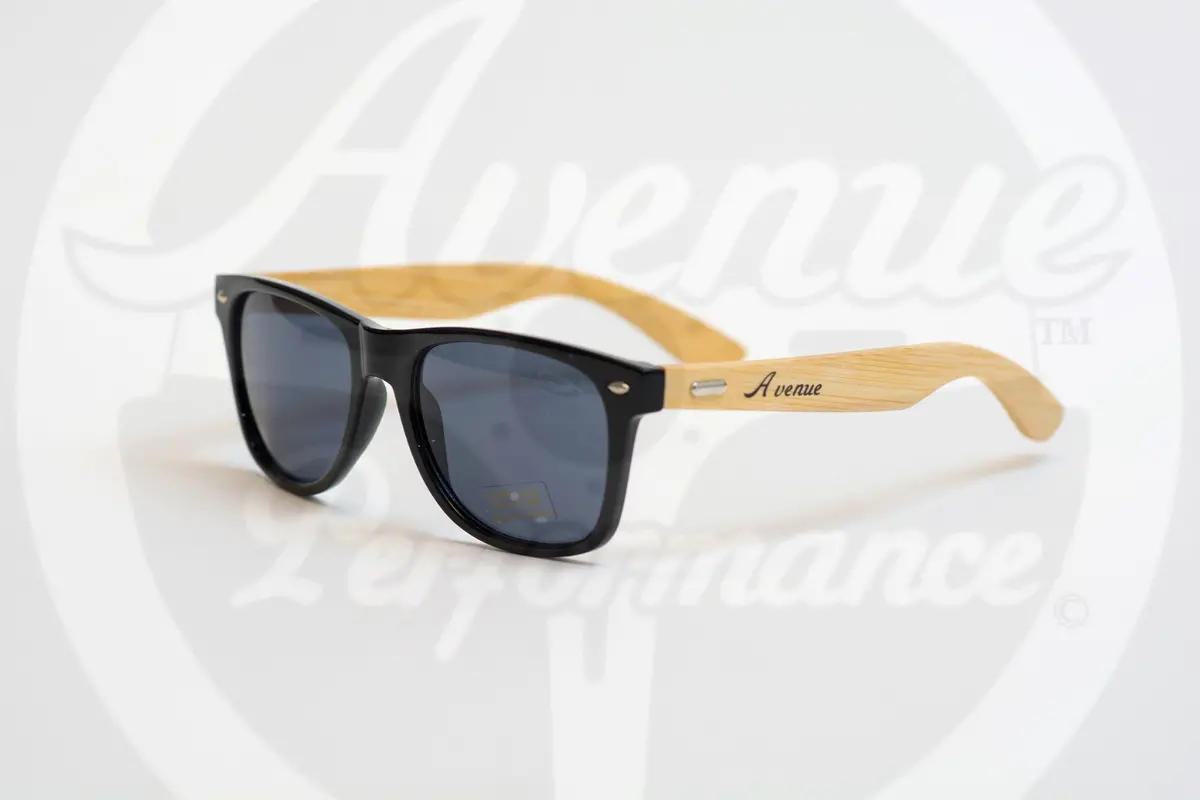 Avenue Performance Black & Bamboo Sunglasses 1