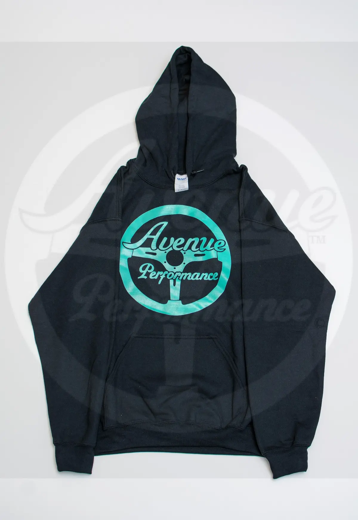 Avenue Performance Steering Wheel Hoodie (Black & Minty) 1