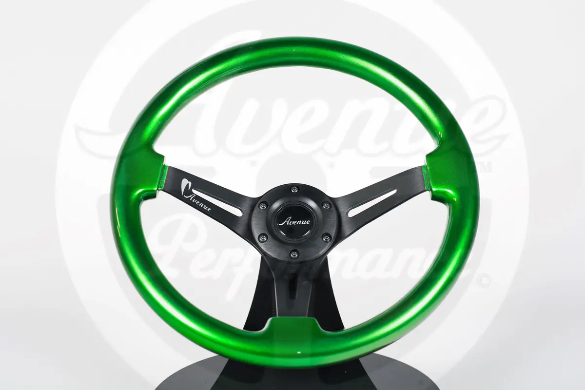 Avenue Kryptonite/ Black Spokes Steering Wheel 1
