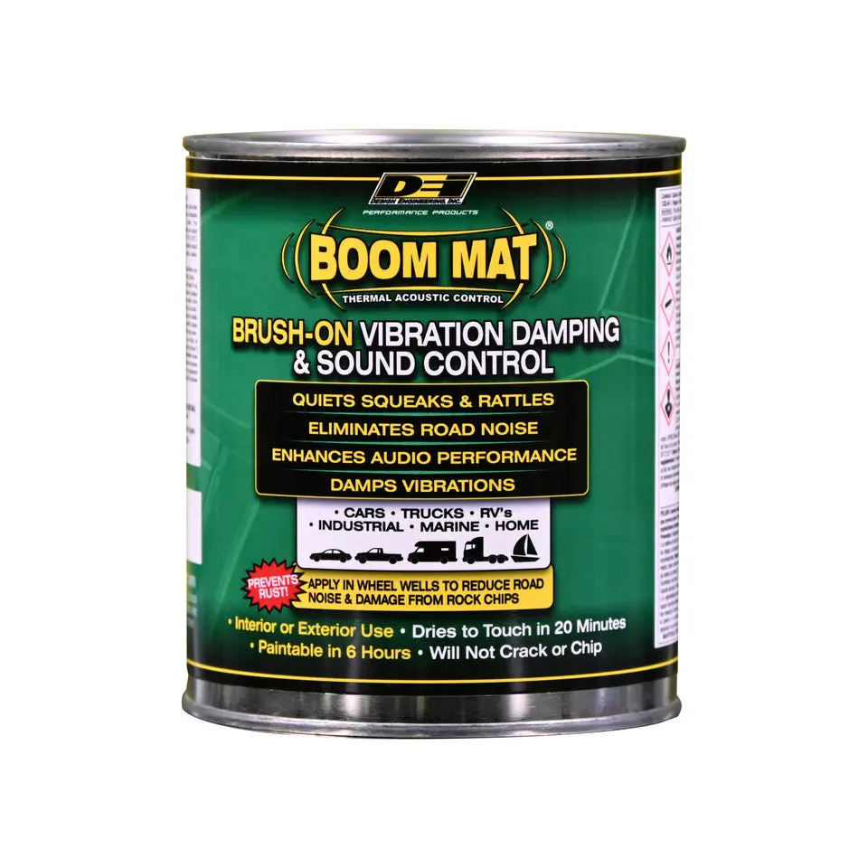Design Engineering Boom Mat Liquid Damping Material - Brush On - Ceramic - Black - 1 L Can 1