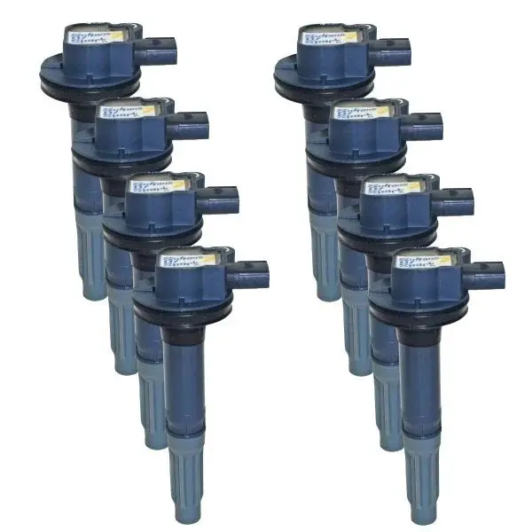 Performance Distributors D.U.I. Sos Ignition Coil Pack - Female Socket - 40000V - Gray - Ford Coyote (Set Of 8) 1